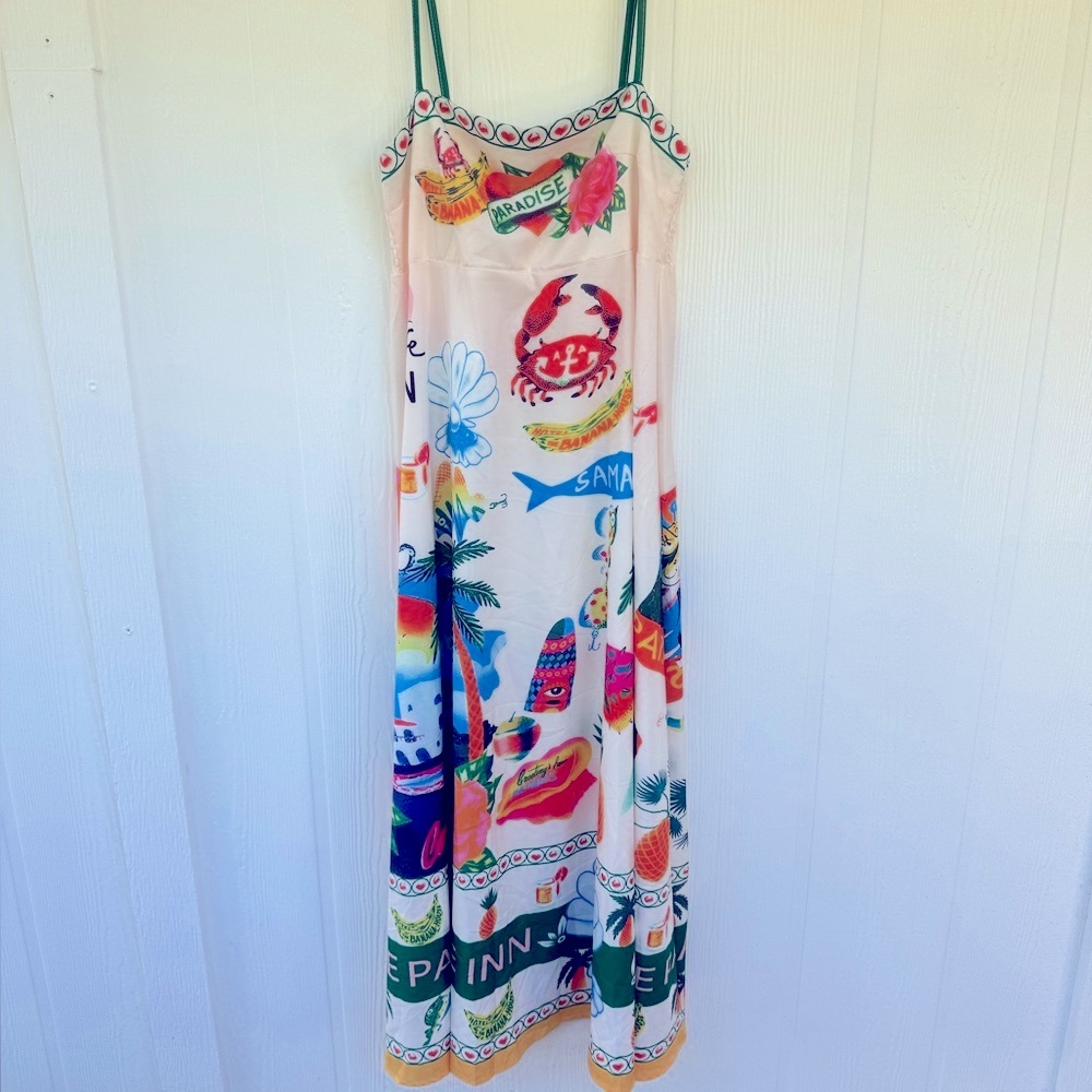 Colorful Printed Maxi Dress